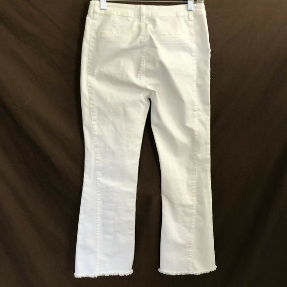 Soft Surroundings Rennes Bootcut Denim White Jean - Picture 7 of 8